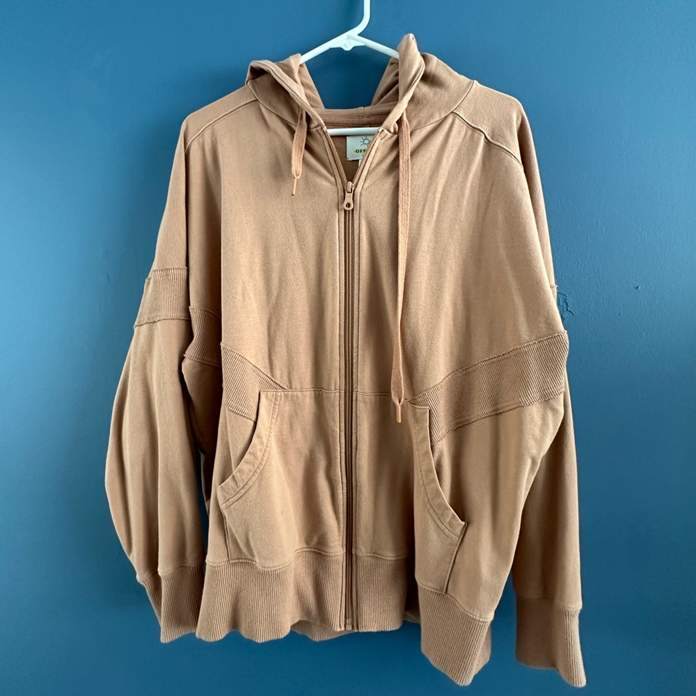 Aerie offline peach  Zip-Up Hoodie